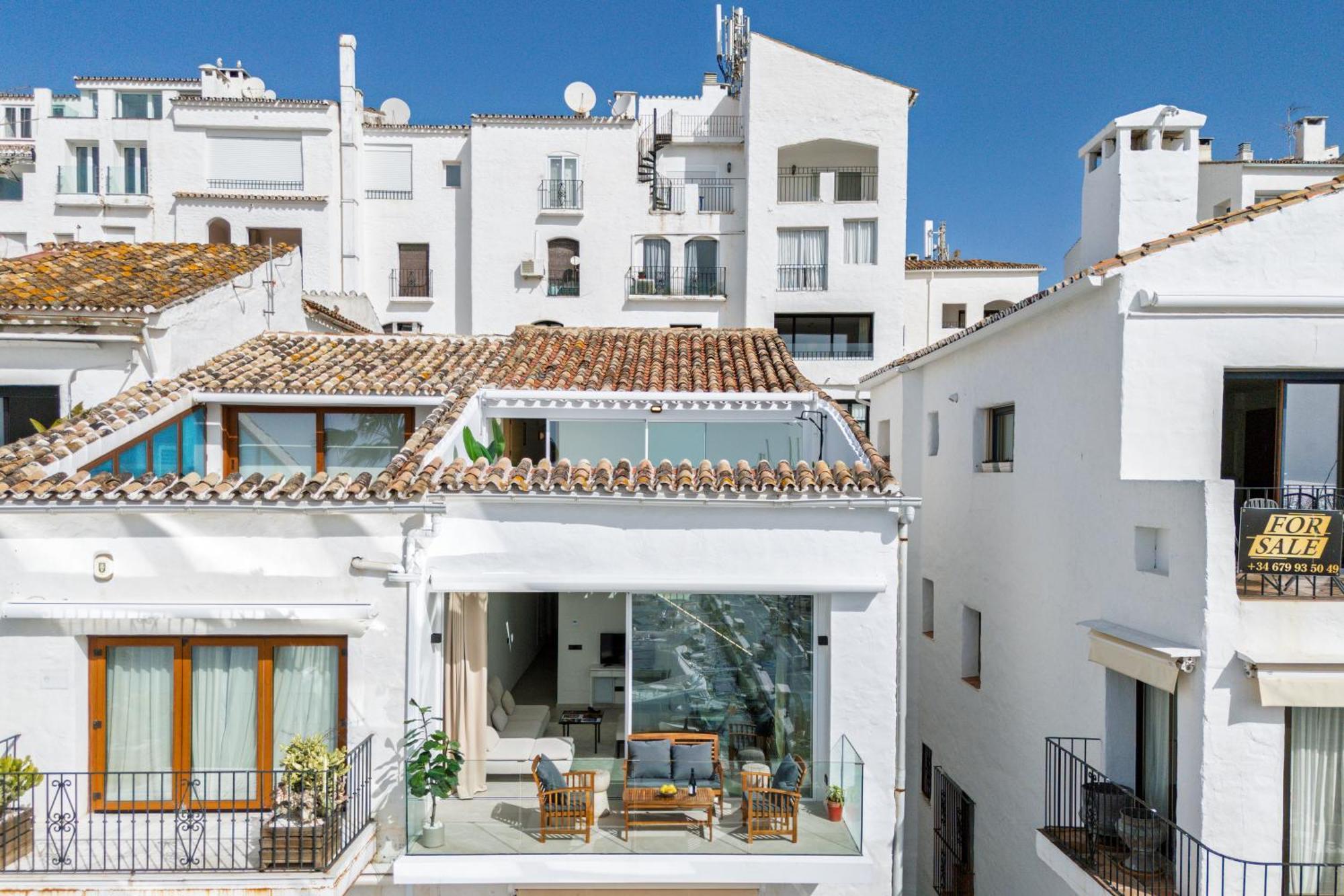 243-Fully Renovated-Puerto Banus Marbella Front Line Penthouse Leilighet Eksteriør bilde